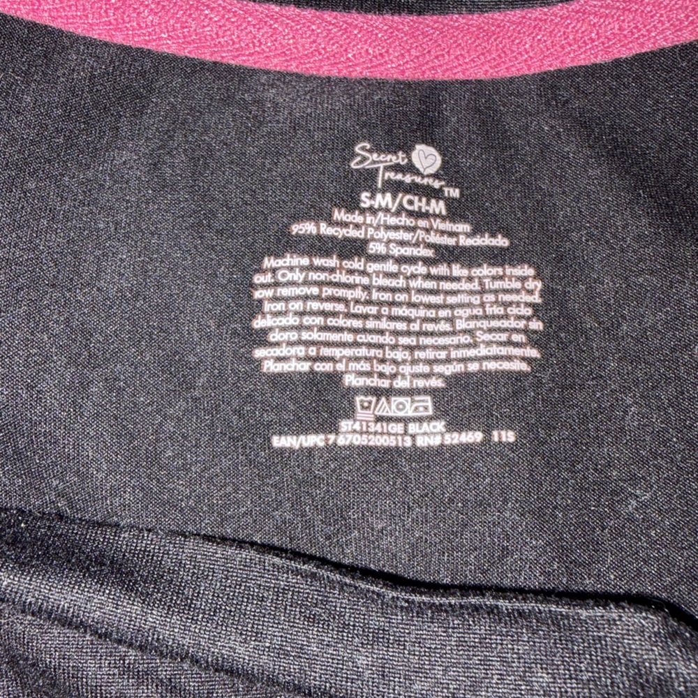 🤯 5/$20 Sleep Dress With Pockets Black and Pink Garment Oversized - Picture 4 of 4